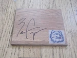 Bulls Bobcats Ben Gordon Hand Signed Uconn Huskies Logo Floor Tile W/coa. Price: $39.99.