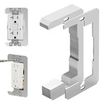 Konewong Wall Plate Spacer, 12 Pcs Outlet Spacers For Electrical Box,. Price: $13.03.