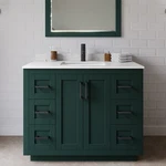 Wyndham Collection WCF2929-42S-VCA-MXX Miranda 42" Green / Carrara Cultured New. Price: $1437.91.