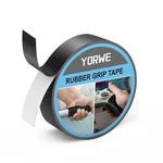 Yorwe Rubber Grip Tape, Ultra-thin Strong Adhesive 1IN X 10FT, Black New. Price: $23.81.