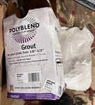 Polyblend Sanded Grout White #10 Lbs PBG107-4 Open. Price: $15.99.