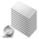 Mosaic Tiles 10X10MM 4500 Pcs Self-adhesive Silver Square Disco Ball Stickers New. Price: $42.74.