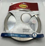 3M BATH35-SN-ES Command Satin Nickel Metal Mirror New. Price: $19.99.