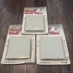 Handy Metal 4" Square Wall Tiles Almond Finish 3 Packages Total 72X Open. Price: $19.99.