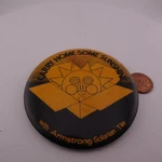 Carry Home Some Sunshine Pinback Button Armstrong Solarian Tile Used. Price: $5.59.