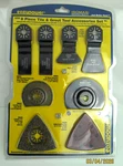 Tile And Grout Oscillating Tool Accessories Set Eazypower #50596 Isomax Piece New. Price: $7.95.