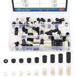 180PCS Nylon Round Spacer Assortment Kit For M6 Screws, Electrical Outlet New. Price: $14.74.