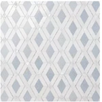 Ivy Hill Tile Benes Celeste 10IN X Marble Pearl Wall Mosaic Blue .69 Sq Ft New. Price: $27.00.