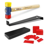 Yiyitools 43PCS Flooring Installation Kit, Black, Red, Natural Wood New. Price: $33.75.