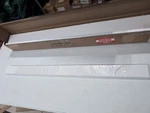 Wyndham WCFVCA148BS 48" X 3" White Cultured Marble Backsplash Used. Price: $87.99.