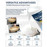Transparent Sealant, Invisible Waterproof Agent, 175 Fl Oz New. Price: $118.79.