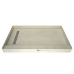 Tile Redi RT4260L-PVC-SQ Trench 42" X 60" Rectangular Shower Chrome New. Price: $934.05.