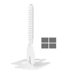 Ridgid Levelmax Lippage Reduction System Cross FT3501 Part (100-PACK) New. Price: $12.15.