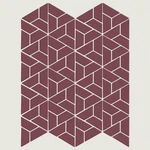 Shaw 590TS Technicolor Dreams - 10" X 11" Specialty Geometric Maroon New. Price: $30.79.