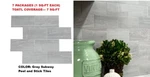 7-PK Aspect Collage Gray Subway Carrara Marble Peel And Stick Backsplash AC015 New. Price: $69.00.