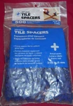 500-PACK Tavy Basix 3/16"/ 5MM Blue Cross Plastic Tile Spacer New! Fast Ship!. Price: $8.79.