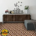 Ivn 10PCS 12X12 Peel Stick Floor Tile Brown Marble Geometric New. Price: $40.99.