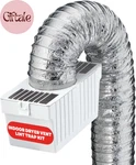 Dryer Lint Trap Kit, Indoor Venting With Supurr-flex Flexible Metallic Duct, Inc New. Price: $34.84.