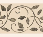 Dundee Deco Wallpaper Border Peel And Stick 84" X 180", Dark Grey, Beige New. Price: $42.01.