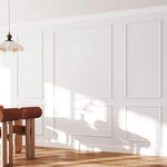 Peel And Stick Wall Molding Kit Set Of 6 Frames Premade Wainscoting Panels New. Price: $111.99.