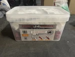 Perfect Master T-lock Fast Tile Leveling System With Clips Used. Price: $25.00.