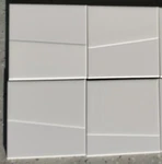4 Designer High End Royal Mosa Wandtegels Murals Line White Wall Tile 6 By. Price: $27.50.