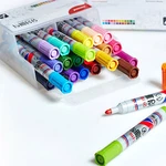 Monami Oil-based Markers Set Permanent Pen 24 Color Circle Tip Nips 2MM New. Price: $31.80.