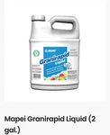 Lot Of 2 Mapei Granirapid Liquid Acrylic Latex Admixture Ea = 4 Gallons New. Price: $60.00.