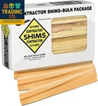 Contractor Grade Carton 56 Count - 8 Inch Beddar Wood Shims New. Price: $28.99.