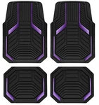 Pic Auto Heavy Duty Rubber Floor Mats, Purple Aluminum Film Car Set, Fro... New. Price: $61.57.