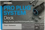 Starborn Pro Plug System Clam Shell Pvc Composite Deck Boards, Covers 100 Linear New. Price: $97.27.