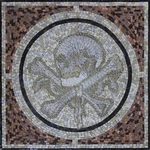 Skull Gothic Mosaic, Natural Marble Tile Stones, Square New. Price: $282.00.