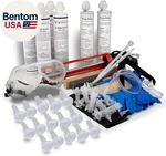6 10 Ft Diy Foundation Wall Crack Repair Kit, Waterproof Epoxy Concrete Fi New. Price: $412.01.