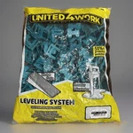 United Work Tile Leveling System 3/16 Clips (400 Ct) Leveler New. Price: $32.50.