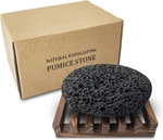 Pumice Stone For Foot, Natural Earth Lava Shower Black, Exfoliating New. Price: $15.28.
