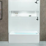 Woodbridge 60 X 32 Four-piece Direct-to-stud Alcove Tub Surround Right-drain Open. Price: $1250.00.