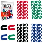 Glazelock Plastic Horseshoe Shims For Leveling Multipack (100-PIECE 1/4, 1/8,... New. Price: $30.80.
