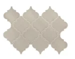 Msi Portico Pearl Arabesque 11" X 15" Glossy Ceramic Mesh-mounted Mosaic Tile New. Price: $13.99.
