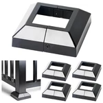 4 Pcs 2.5X2.5 Aluminum Deck Post Base Cover Split Flange Skirt Trim Black New. Price: $57.38.