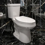 Horow Elongated Two Piece Toilet 1.1/1.6 Gpf Dual Flush With Ada Chair Height Open. Price: $178.95.