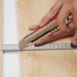 Interlocking Vinyl Floor Tiles 48 X 7.3 Inch, 10 5.5MM Thick Snap Together New. Price: $89.72.