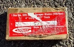 Gundlach 695-C 4" Scraper Blades .017", 100 Box New. Price: $15.95.
