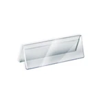 Azar Displays Tent Style Sign Holder Nameplate, Size: 11" X 3" H, 10-PACK New. Price: $75.05.