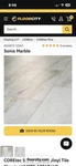 Coretec Sonia Marble Vinyl Tile Flooring 12X24IN 5/16IN Floating VV872-12267 New. Price: $150.00.