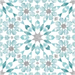 Floorpops FP2949 Radiance Peel & Stick Tile, Blue New. Price: $20.71.