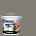 Custom Building Products Simplegrout Gallon Natural Gray Pre-mixed Sanded Tile New. Price: $43.54.