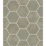 Shaw 493TS Halftone - 9" 11" Hexagon Floor And Wall Tile Soft Mint New. Price: $73.00.