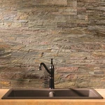 Aspect Peel And Stick Stone Backsplash (one 5.9" X 23.6" Panel) New. Price: $14.99.