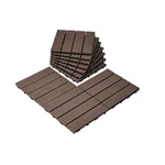 Vevor Interlocking Deck Tiles Plastic Wood 10 Pack 12"X12" Waterproof For Porch New. Price: $42.90.