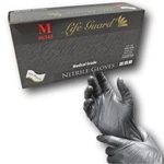 Life Guard 6 Mil Thick Black Nitrile Exam Gloves, For Tattoo, Automotive, Etc. New. Price: $79.50.